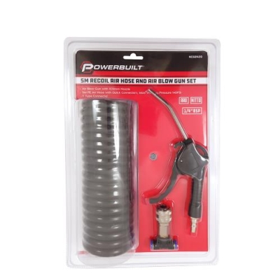 HOSE AIR RECOIL 5M + BLOW GUN SET