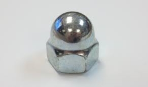 DOME NUT 1/2" WW ZP
