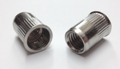 RIV NUT M6 ALU CSK SHORT 0.80-2.50mm