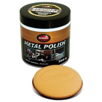 POLISH METAL 350ML W/ SCOURER A/SOL