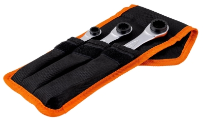 WRENCH SET REV RATCHET 8-19MM 3PC