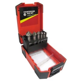 COUNTERSINK SET 6-20.5MM 90° 6PC BLU