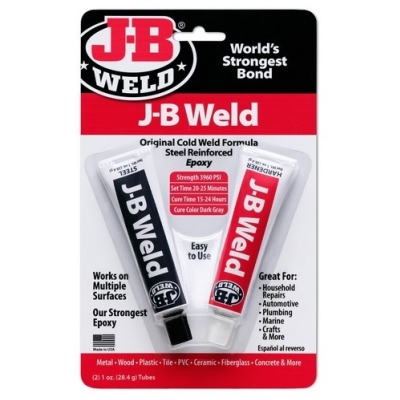 EPOXY COLD WELD 28.4GM 2TUBES JBW