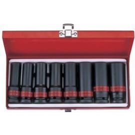 SOCKET SET DEEP IMPACT 1/2DR IMP 8PC