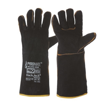 GLOVES WELD #16 BLACK/GOLD PR