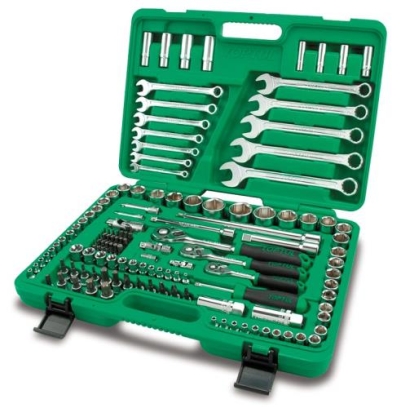SOCKET SET 1/4DR 3/8DR & 1/2DR 130PC T/TUL
