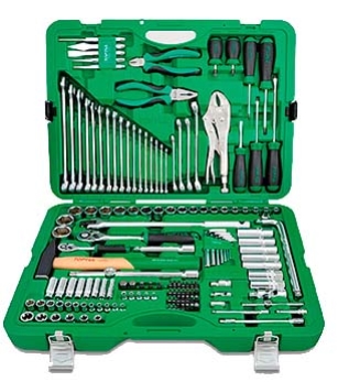 SOCKET SET 1/4DR 3/8DR & 1/2DR 150PC T/TUL