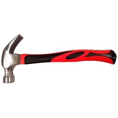 HAMMER CLAW 16OZ F/GLASS HANDLE