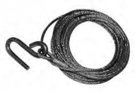 ROPE WINCH 8MM X 6MT 1000KG POLY