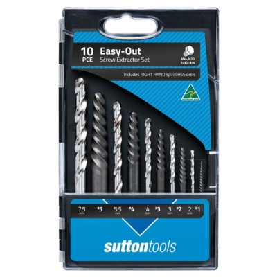 SCREW EXTRACTOR SET&DRILL M603 #1-5 10PC