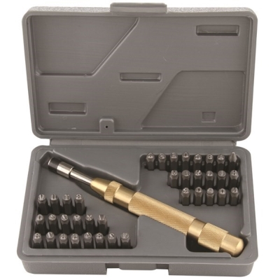 LETTER & PUNCH SET AUTO 38PC