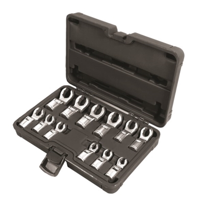 WRENCH SET CROWFOOT FLEX 3/8DR 12PC