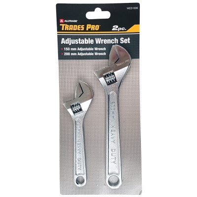 WRENCH SET ADJ 2PC T/PRO