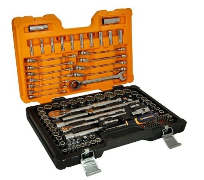 SOCKET SET SAE & MET 1/4 & 1/2DR 111PC GW