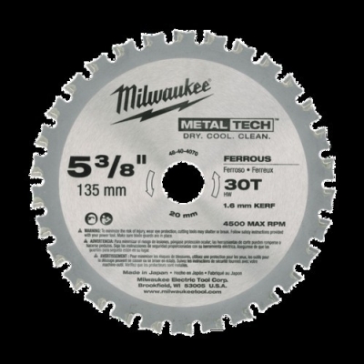 BLADE SAW METAL 5.3/8" 30T MW