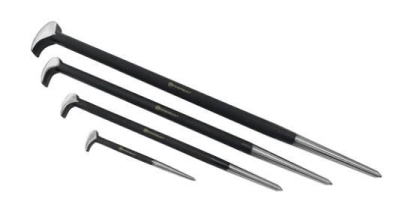 PRY BAR SET ROLLING HEAD 4PC