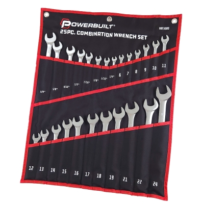 WRENCH SET R&OE 25PC POWERBUILT