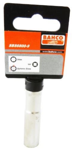 SOCKET 1/4DR 4MM LONG BAHCO