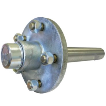 HUB&STUB KIT 5.5" 1000KG GALV 4X4" (102mm)