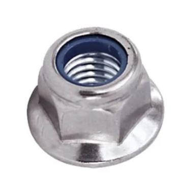 NUT NYLOC 3/8" UNC SM FLANGE GR5 ZP