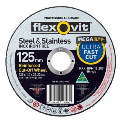 CUT OFF DISC 125X1.0 A46 FLEXOVIT