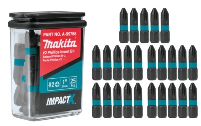 BIT SET IMPACTX #2 PH 25MM PK25