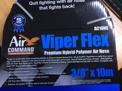 HOSE AIR SUPERFLEX 10MT 3/8" A/COM