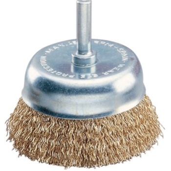 CUP BRUSH CRIMP 6mm SHK 50x0.3mm CTL/ST