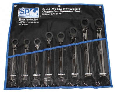 WRENCH SET ROE REVERS.G/D METRIC 8PC