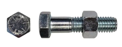 BOLT&NUT GR8 7/16X5.1/2 UNC ZP
