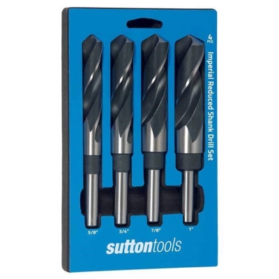 DRILL SET REDUCED SHANK IMPERIAL 4PC