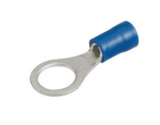 TERMINAL RING BLUE 8.4MM PK14