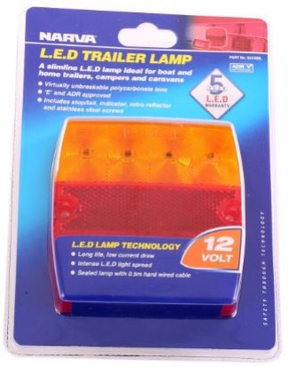 LIGHT TRAILER LED 12 SLIM NARVA