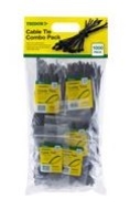 CABLE TIE ASST COMBO 1000PC TRIDON