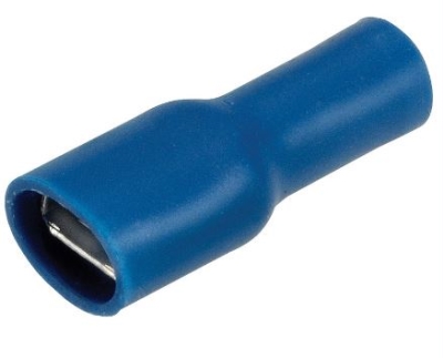 TERMINAL BLADE FEMALE BLUE 6.3MM PK10