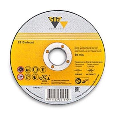 CUT OFF DISC 125X1X22.2MM ALU