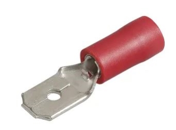 TERMINAL BLADE MALE RED 6.3MM PK14