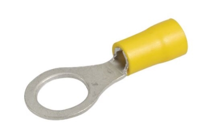 TERMINAL RING YLW 9.5MM PK10