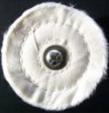 MOP 75MM X 1STAY WHITE COTTON W/ 6MM SHAFT