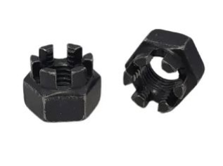 CASTLE NUT M10 BLACK