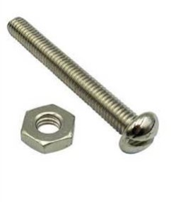 SCREW & NUT 10/32X1/2" FINE THREAD