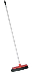 BROOM HOUSE W/ PLASTIC SCREW HANDLE