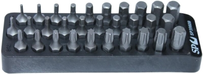 BIT SET MET SAE & TORX 30PC