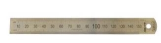 RULER SS 150MM VERTEX
