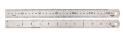 RULER SS 600MM / 24" + 300MM / 12" **MET/IMP** TOLEDO