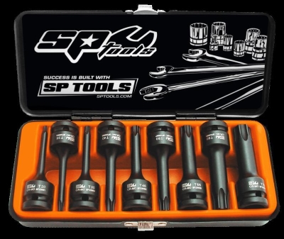 SOCKET SET DEEP TORX IMPACT 1/2DR 9PC SP20380
