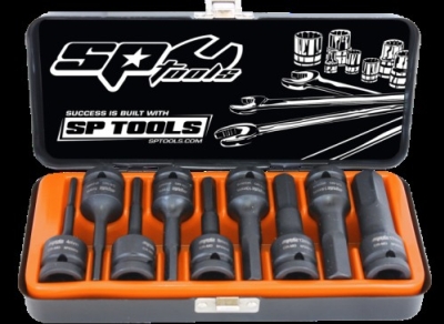 SOCKET SET DEEP INHEX MET IMPACT 1/2DR 9PC SP20370