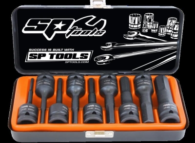 SOCKET SET DEEP SAE IMPACT 1/2DR 9PC SP20375
