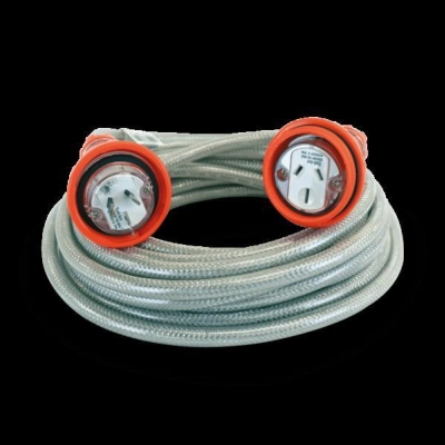 EXTENSION LEAD BRAIDED 15M