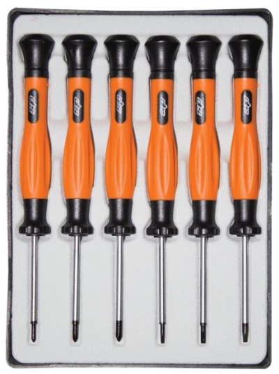 SCREWDRIVER SET 6PC PHIL/SLOTTED MINI